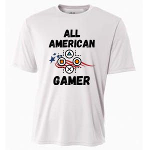 All American Gamer 4th Of July Cooling Performance Crew T-Shirt