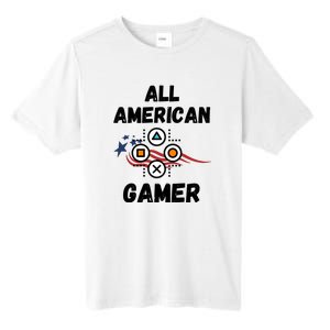 All American Gamer 4th Of July Tall Fusion ChromaSoft Performance T-Shirt