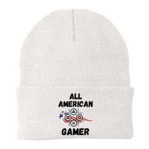 All American Gamer 4th Of July Knit Cap Winter Beanie