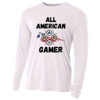 All American Gamer 4th Of July Cooling Performance Long Sleeve Crew