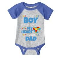 Autism Awareness Gift Autism Dad Funny Gift Infant Baby Jersey Bodysuit