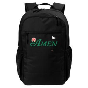 Amen Azalea Golf Masters Floral Golfing Enthusiast Daily Commute Backpack