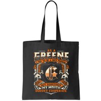 As A Greene I Try To Te A Good Person Bag