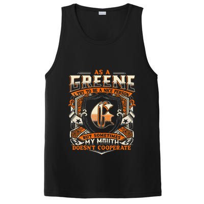As A Greene I Try To Te A Good Person PosiCharge Competitor Tank