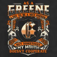 As A Greene I Try To Te A Good Person Trucker Hat