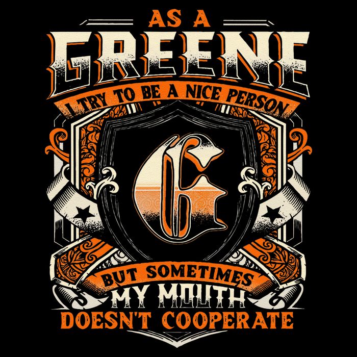 As A Greene I Try To Te A Good Person Toddler Fine Jersey T-Shirt