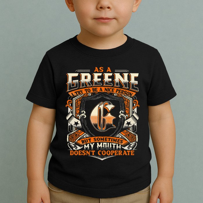 As A Greene I Try To Te A Good Person Toddler T-Shirt