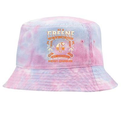 As A Greene I Try To Te A Good Person Tie-Dyed Bucket Hat