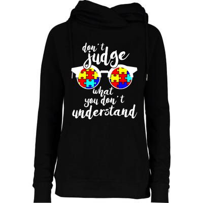 Autism Awareness Gift Design For Autistic Awareness Womens Funnel Neck Pullover Hood