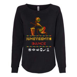 American African Girl Dance Juneteenth Drum Womens California Wash Sweatshirt