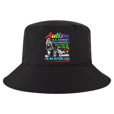 Autism Awareness Gigi Autism Is A Journey Gift Cool Comfort Performance Bucket Hat