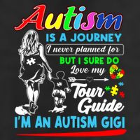 Autism Awareness Gigi Autism Is A Journey Gift Adult Drive Performance Visor