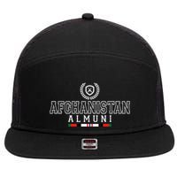 Afghanistan Alumni Gwot Oef Veteran 7 Panel Mesh Trucker Snapback Hat