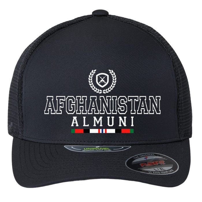 Afghanistan Alumni Gwot Oef Veteran Flexfit Unipanel Trucker Cap