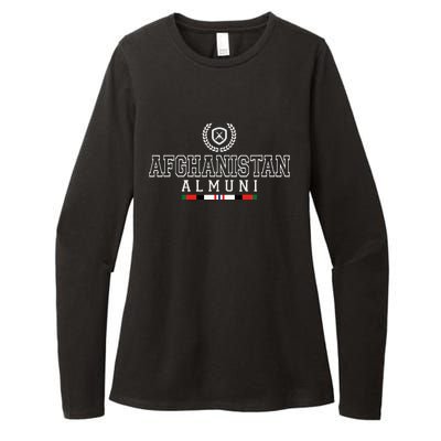 Afghanistan Alumni Gwot Oef Veteran Womens CVC Long Sleeve Shirt