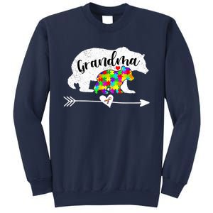 Autism Awareness Grandma Bear Support Autistic Adults Wo Sweatshirt