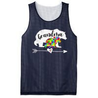 Autism Awareness Grandma Bear Support Autistic Adults Wo Mesh Reversible Basketball Jersey Tank