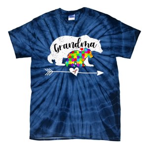 Autism Awareness Grandma Bear Support Autistic Adults Wo Tie-Dye T-Shirt