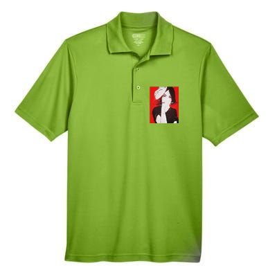 Anime Aesthetic Girl Japanese Gothic Waifu Men's Origin Performance Pique Polo