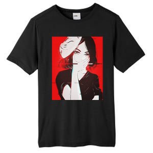 Anime Aesthetic Girl Japanese Gothic Waifu Tall Fusion ChromaSoft Performance T-Shirt