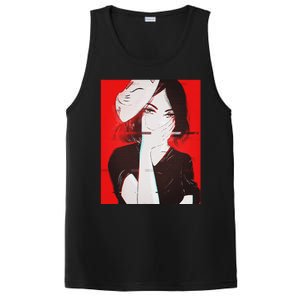 Anime Aesthetic Girl Japanese Gothic Waifu PosiCharge Competitor Tank