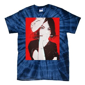 Anime Aesthetic Girl Japanese Gothic Waifu Tie-Dye T-Shirt