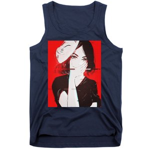 Anime Aesthetic Girl Japanese Gothic Waifu Tank Top