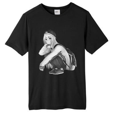 Anime Aesthetic Girl HipHop Style Tall Fusion ChromaSoft Performance T-Shirt