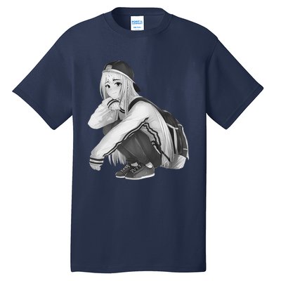 Anime Aesthetic Girl HipHop Style Tall T-Shirt