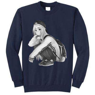 Anime Aesthetic Girl HipHop Style Tall Sweatshirt