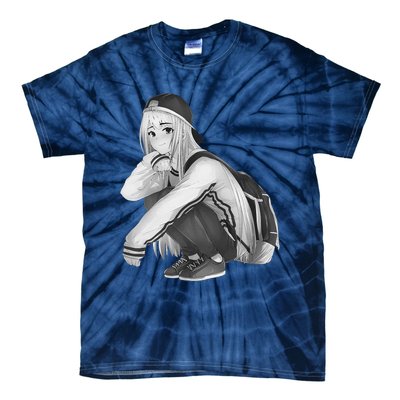 Anime Aesthetic Girl HipHop Style Tie-Dye T-Shirt