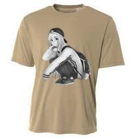 Anime Aesthetic Girl HipHop Style Cooling Performance Crew T-Shirt