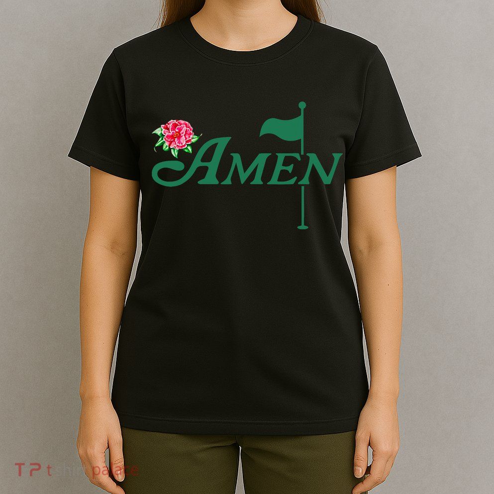 Amen Azalea Golf Masters Floral Golfing Enthusiast Design T-Shirt