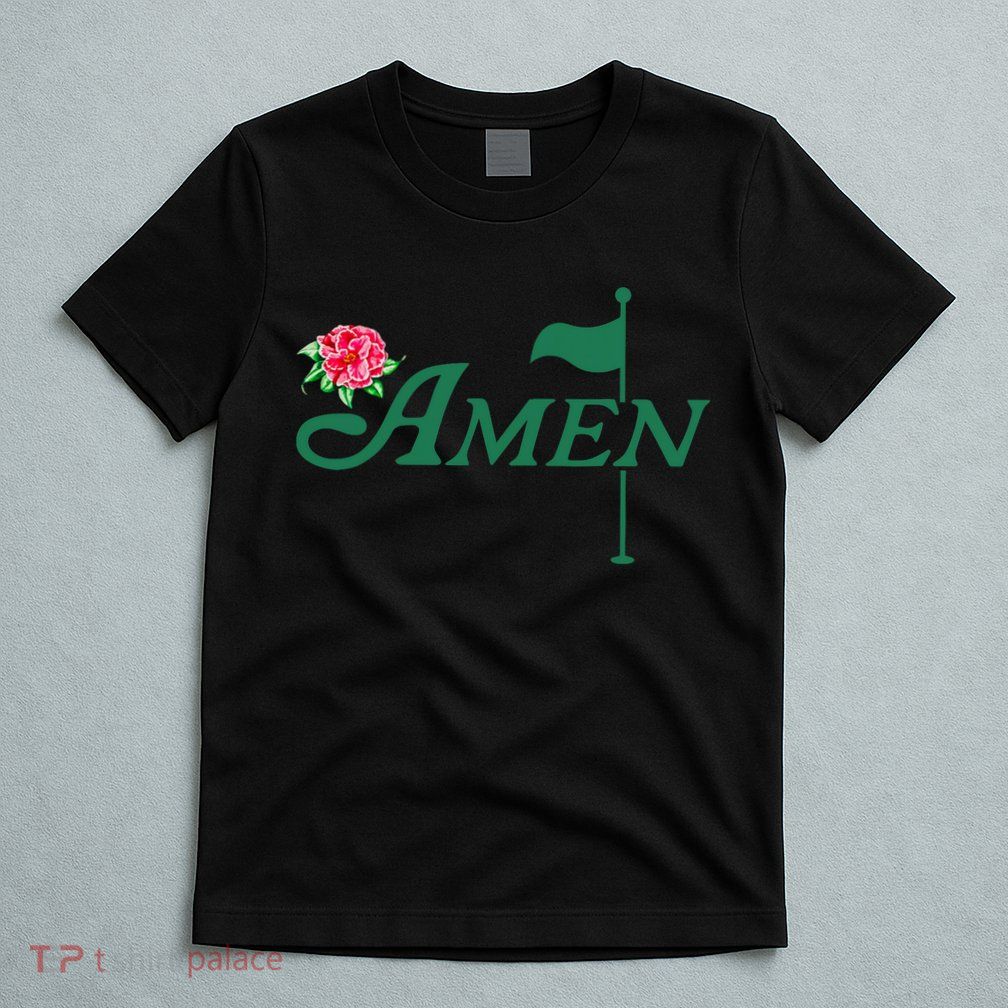 Amen Azalea Golf Masters Floral Golfing Enthusiast Design T-Shirt