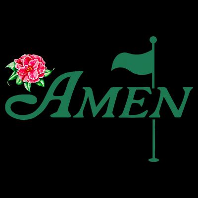 Amen Azalea Golf Masters Floral Golfing Enthusiast Design T-Shirt