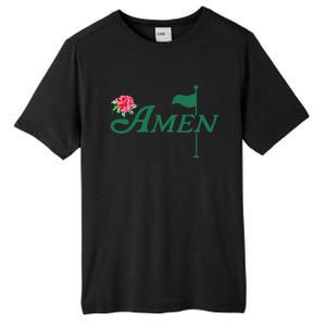 Amen Azalea Golf Masters Floral Golfing Enthusiast Design Tall Fusion ChromaSoft Performance T-Shirt