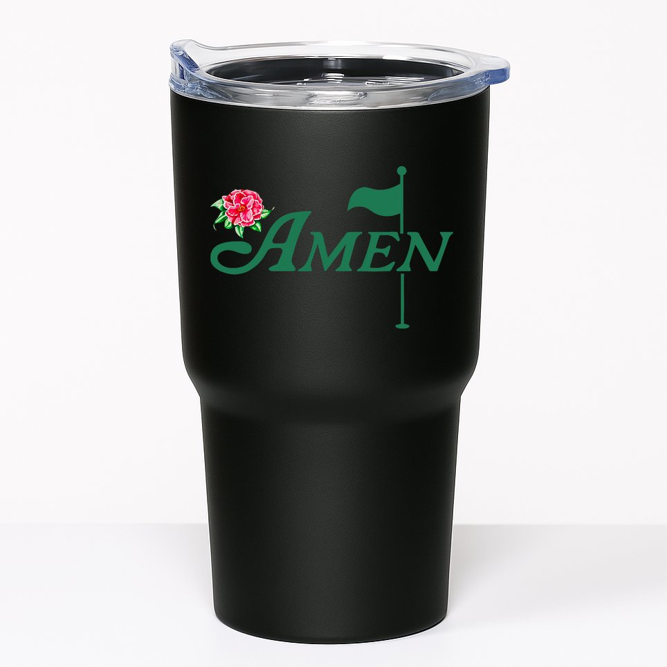 Amen Azalea Golf Masters Floral Golfing Enthusiast Design Tumbler