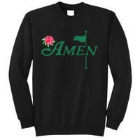 Amen Azalea Golf Masters Floral Golfing Enthusiast Design Tall Sweatshirt