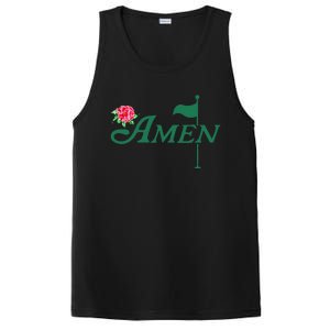 Amen Azalea Golf Masters Floral Golfing Enthusiast Design PosiCharge Competitor Tank