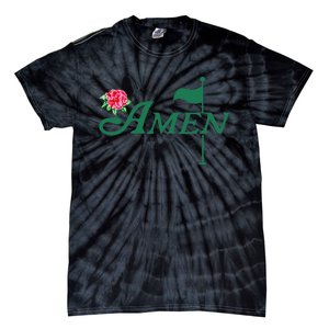 Amen Azalea Golf Masters Floral Golfing Enthusiast Design Tie-Dye T-Shirt