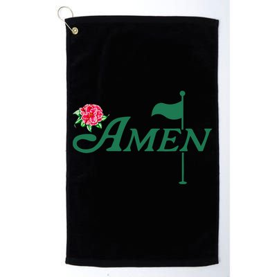 Amen Azalea Golf Masters Floral Golfing Enthusiast Design Golf Towel