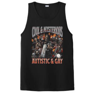 Autistic And Gay Funny Hard Skeleton PosiCharge Competitor Tank