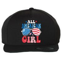 All American Girl Sunglasses 4th Of July Family Matching Wool Snapback Cap