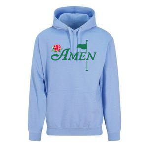 Amen Azalea Golf Masters Floral Golfing Enthusiast Unisex Surf Hoodie