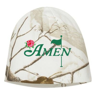 Amen Azalea Golf Masters Floral Golfing Enthusiast Kati - Camo Knit Beanie