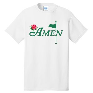 Amen Azalea Golf Masters Floral Golfing Enthusiast Tall T-Shirt