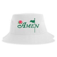 Amen Azalea Golf Masters Floral Golfing Enthusiast Sustainable Bucket Hat