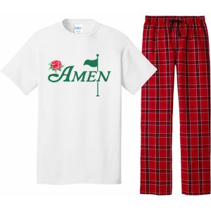 Amen Azalea Golf Masters Floral Golfing Enthusiast Pajama Set