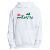 Amen Azalea Golf Masters Floral Golfing Enthusiast Urban Pullover Hoodie