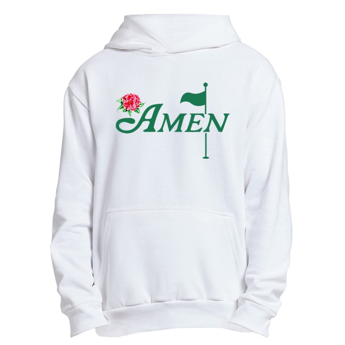 Amen Azalea Golf Masters Floral Golfing Enthusiast Urban Pullover Hoodie